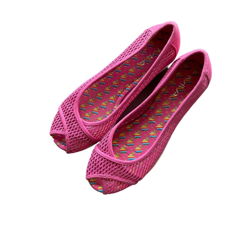 MIA Dina Woven Open Toe Flats